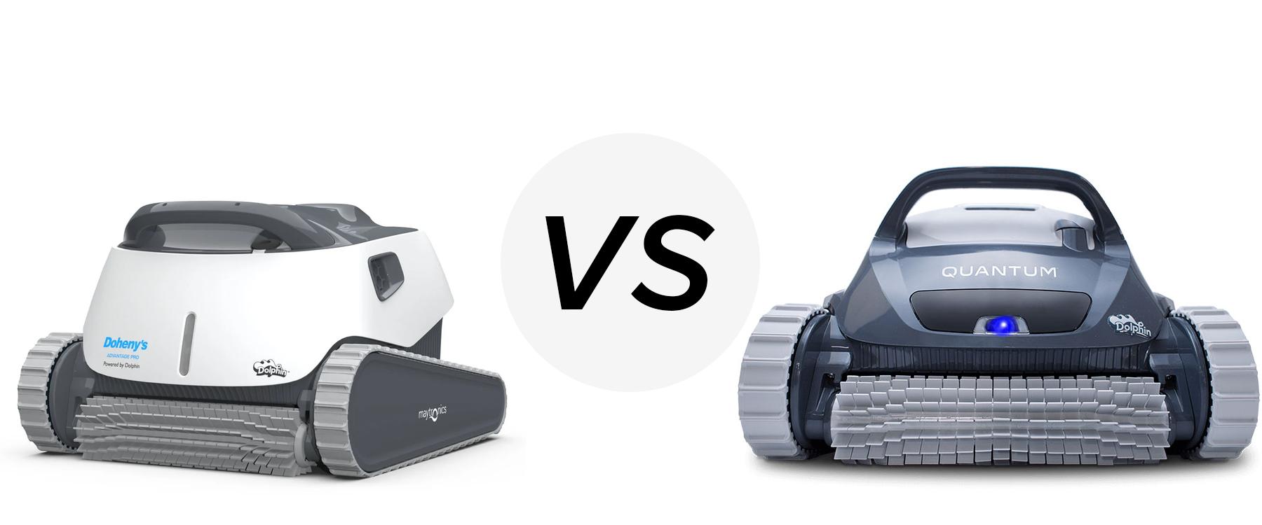  vs Dolphin Quantum Robotic Pool Cleaner