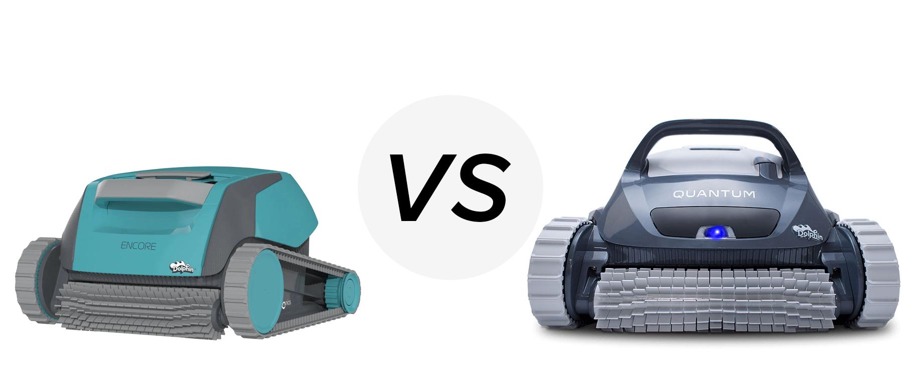  vs Dolphin Quantum Robotic Pool Cleaner