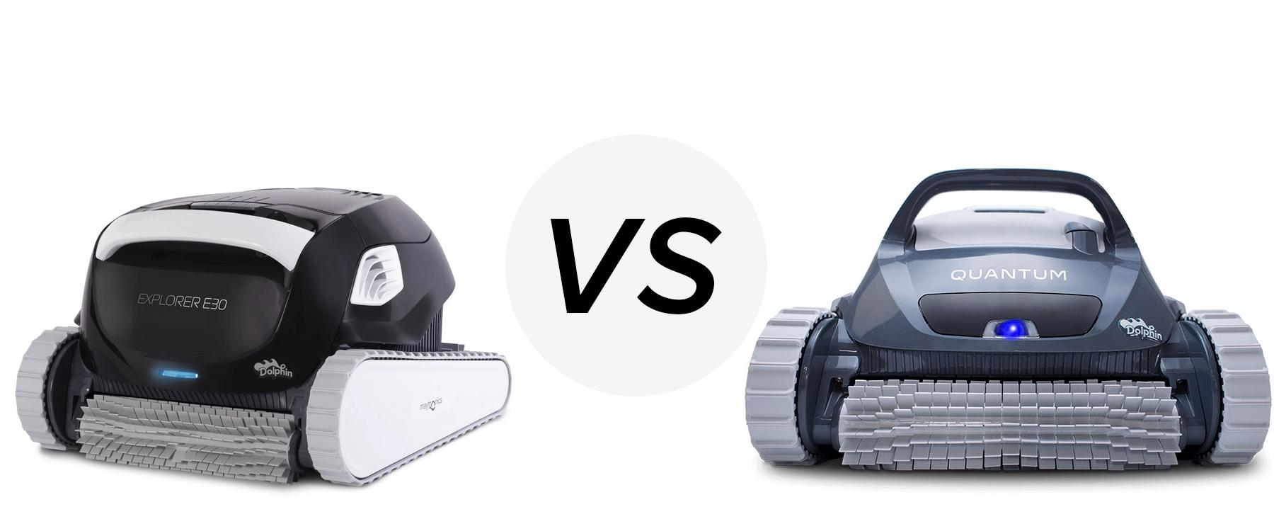  vs Dolphin Quantum Robotic Pool Cleaner