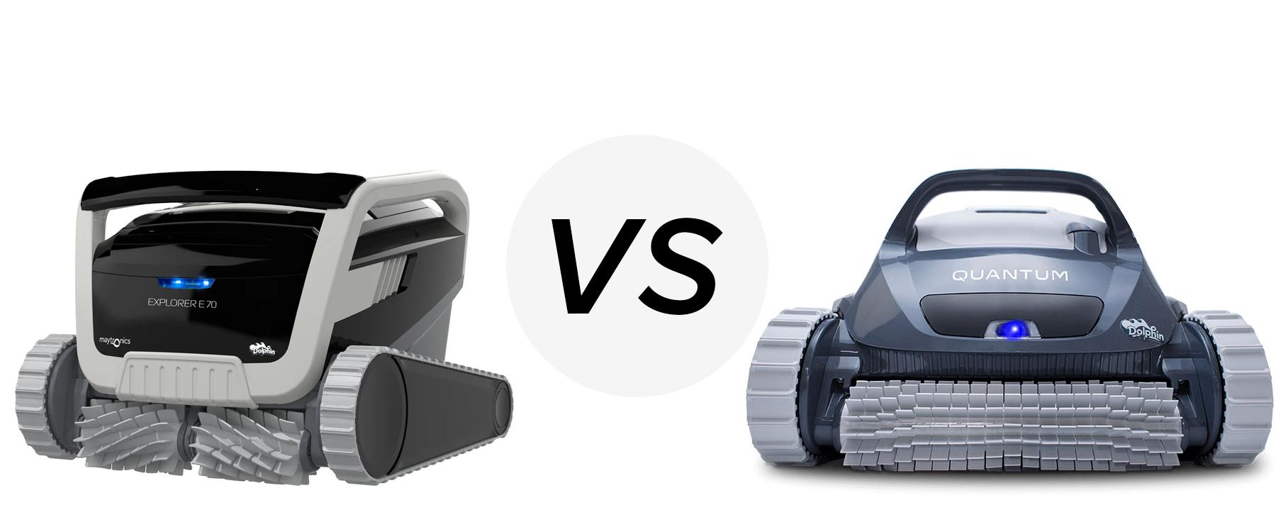  vs Dolphin Quantum Robotic Pool Cleaner