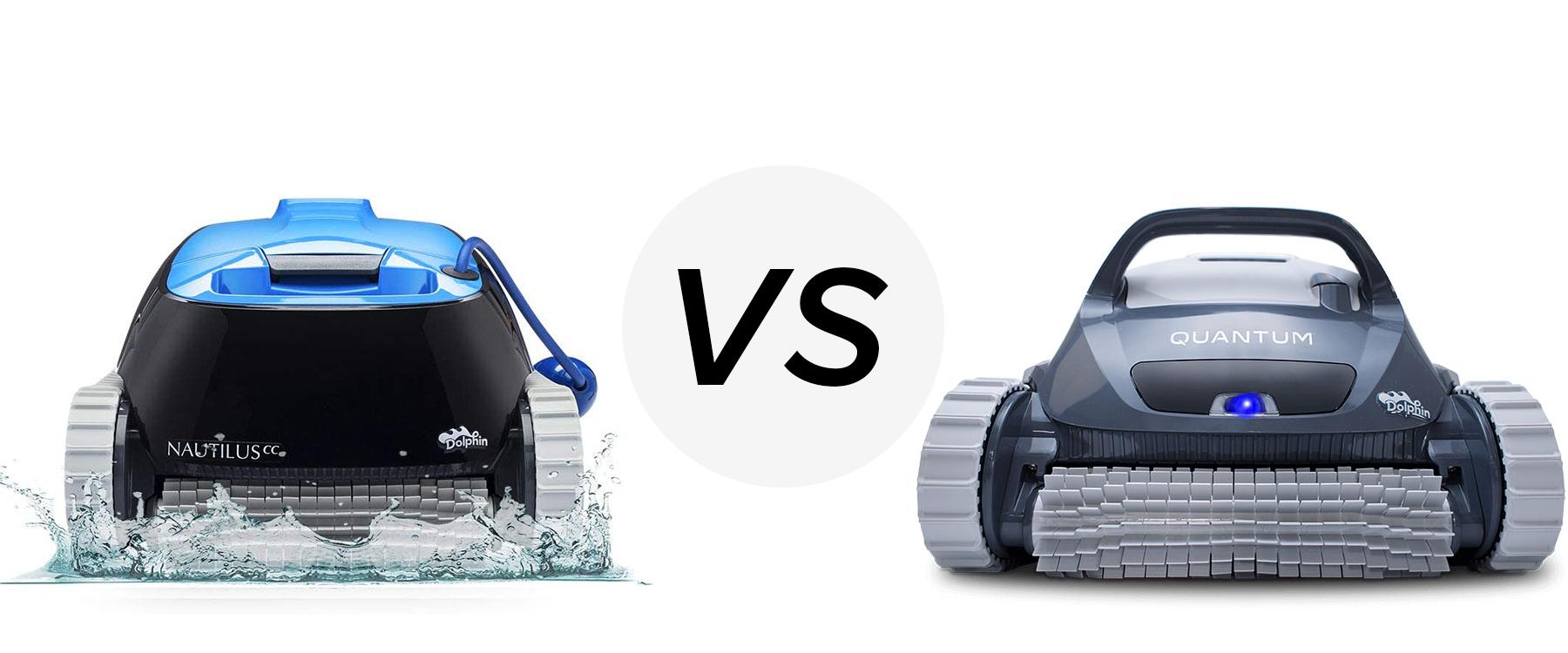  vs Dolphin Quantum Robotic Pool Cleaner