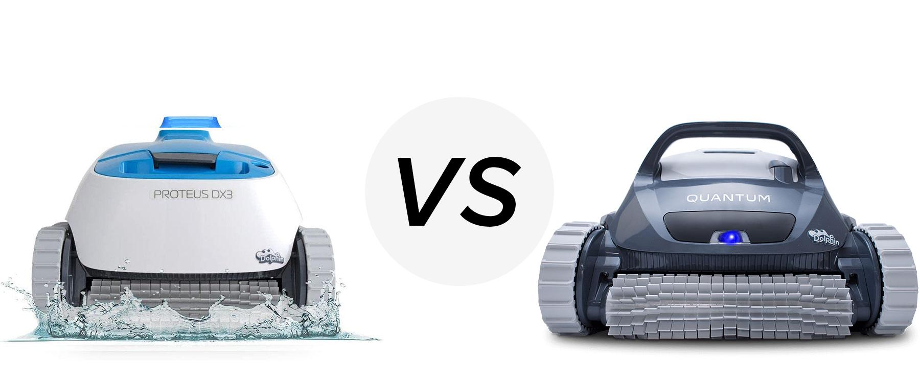  vs Dolphin Quantum Robotic Pool Cleaner