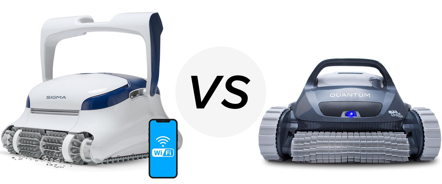  vs Dolphin Quantum Robotic Pool Cleaner