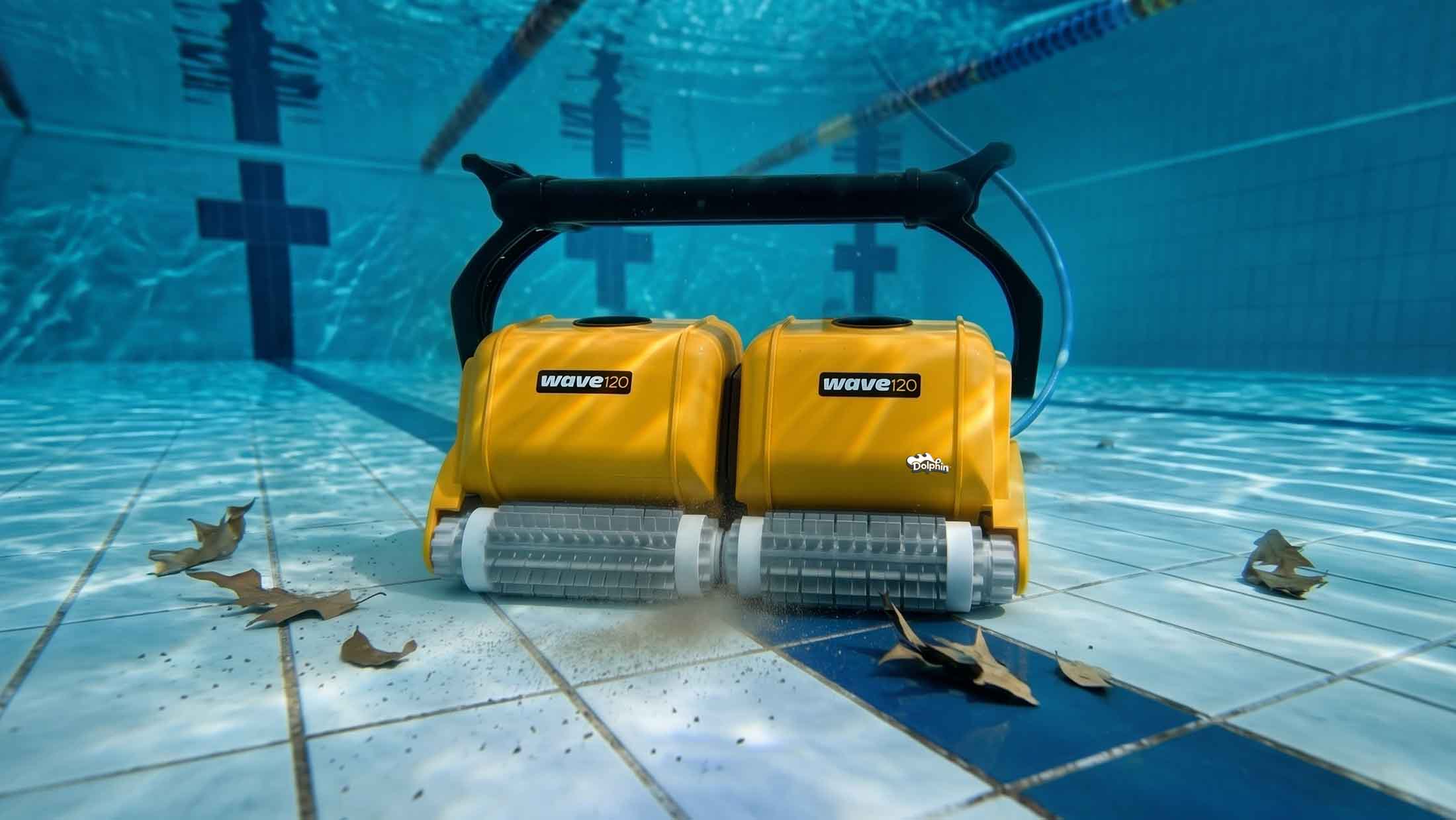 Open Box Dolphin Wave 120 Commercial Robotic Pool Cleaner