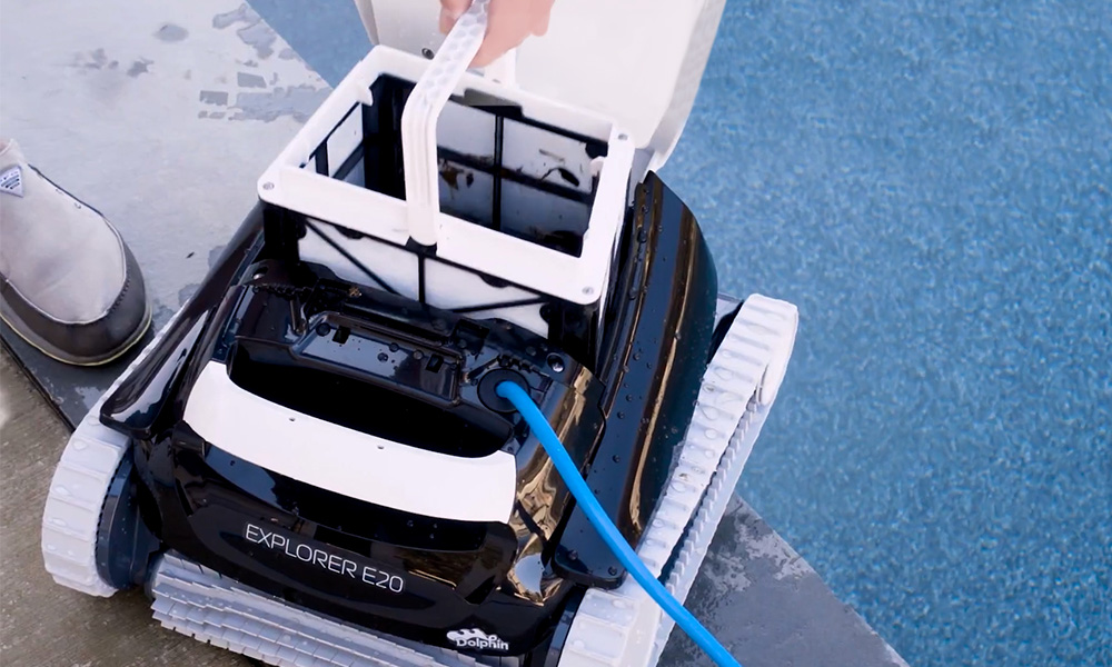 Dolphin Explorer E20 Robotic Pool Cleaner Energy Efficient