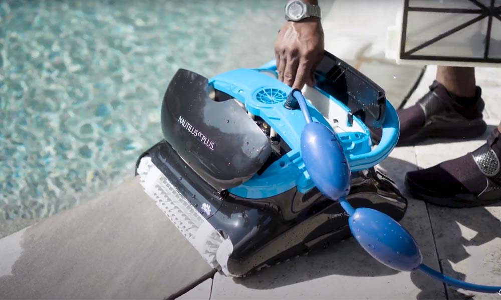 Dolphin Nautilus CC Plus Robotic Pool Cleaner Unload Filters