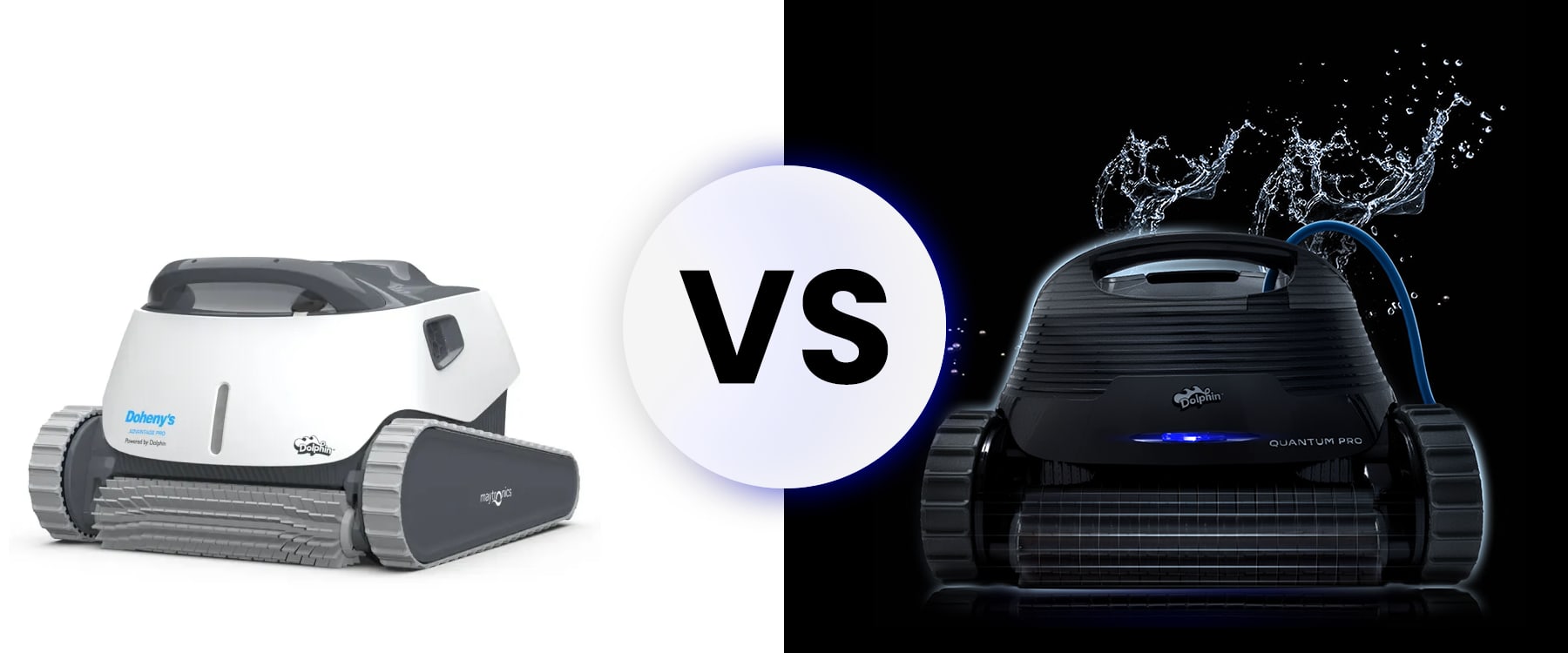 Dolphin ADVANTAGE PRO vs Dolphin Quantum Robotic Pool Cleaner