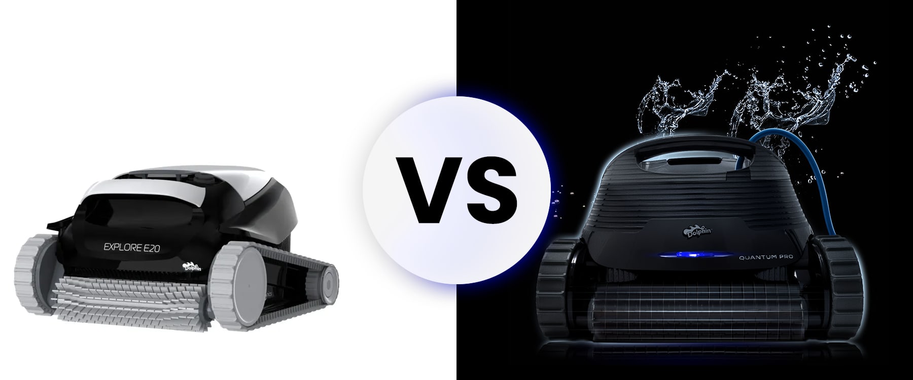 Dolphin Explorer E20 vs Dolphin Quantum Robotic Pool Cleaner