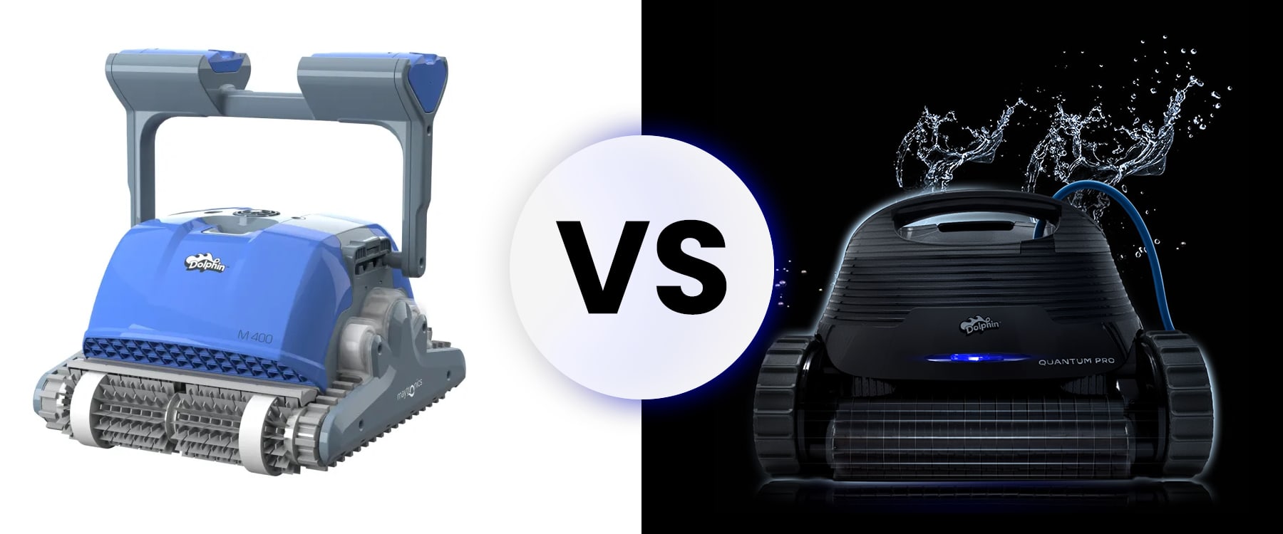 Dolphin M400 vs Dolphin Quantum Robotic Pool Cleaner