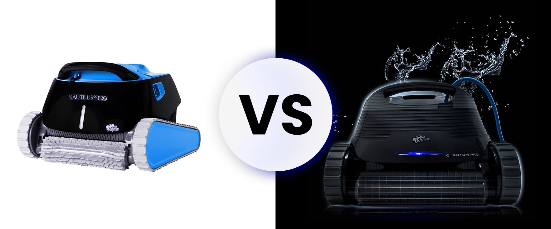 Dolphin Nautilus CC Pro vs Dolphin Quantum Robotic Pool Cleaner