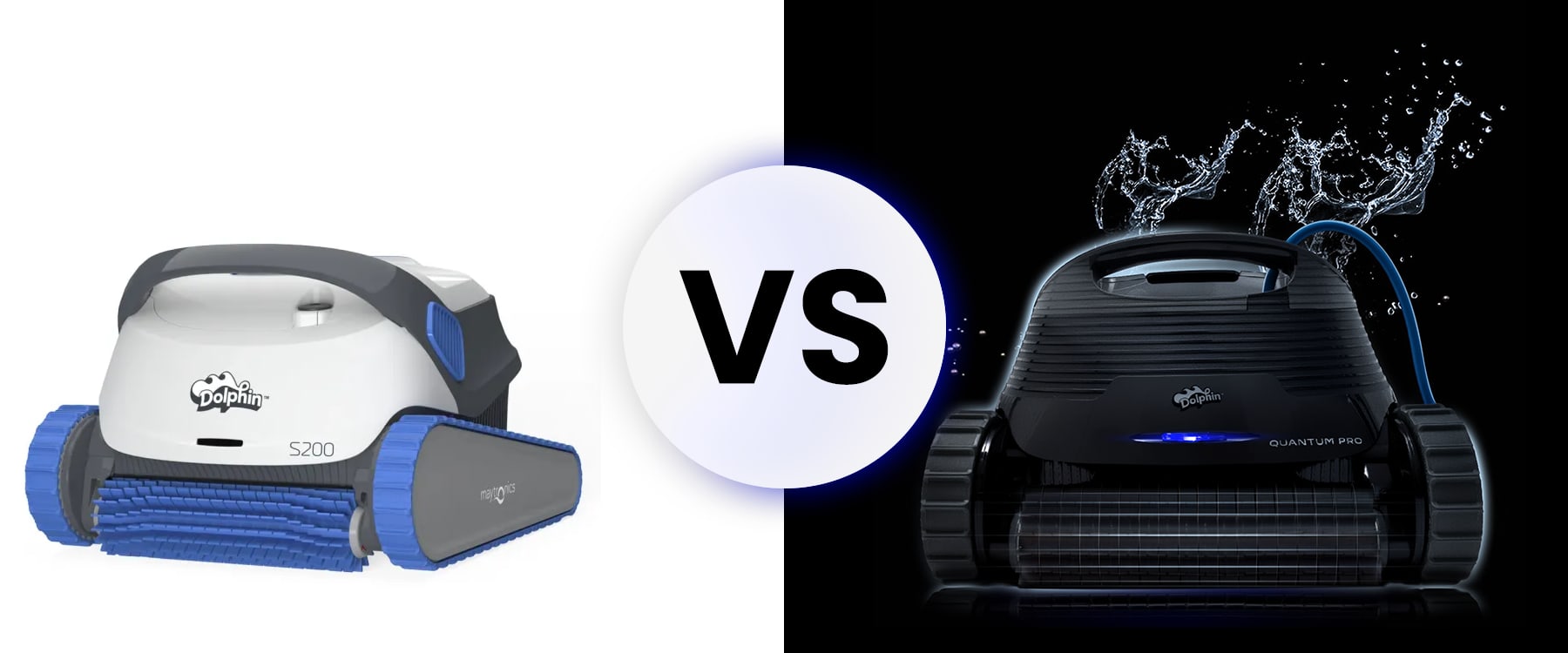 Dolphin S200 vs Dolphin Quantum Robotic Pool Cleaner