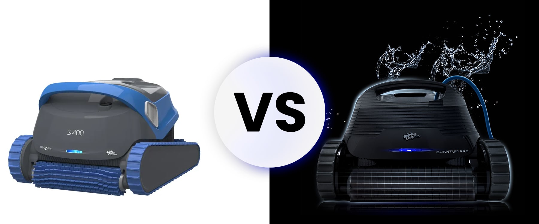Dolphin S400 vs Dolphin Quantum Robotic Pool Cleaner