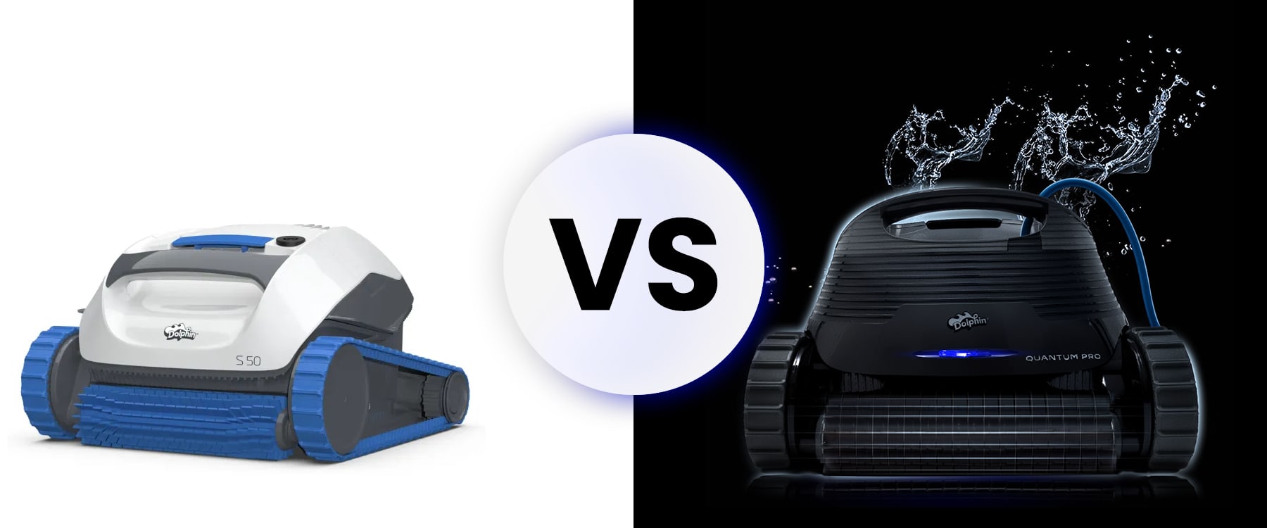 Dolphin S50 vs Dolphin Quantum Robotic Pool Cleaner