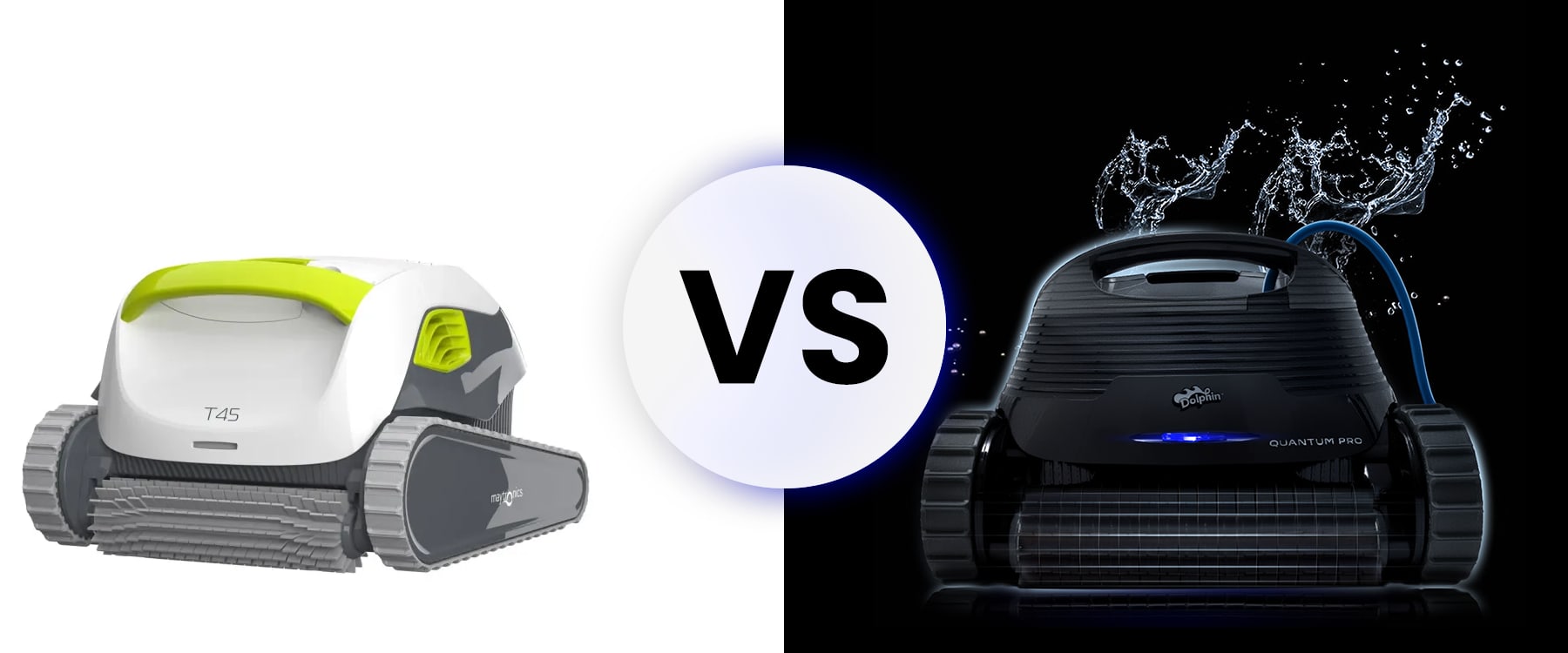 Dolphin T45 vs Dolphin Quantum Robotic Pool Cleaner